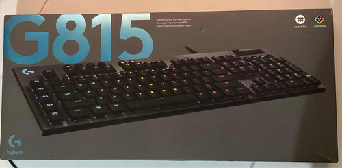 Teclado Logitech G815 Lightsync Color Black 100%