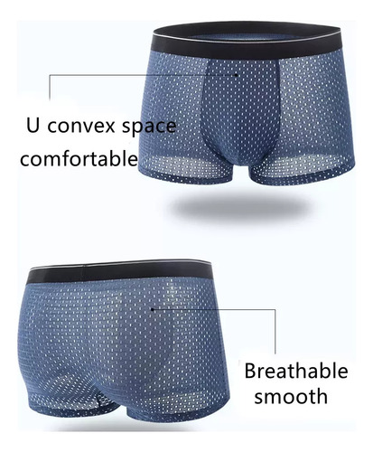 Calzoncillos Bóxer Para Hombre Cómodos Y A La Moda 5 Pares