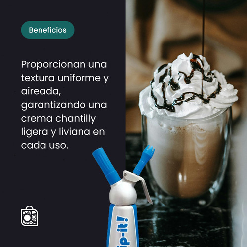 Cremera Sifon Para Crema 0.5 Lt