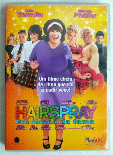 Dvd Hairspray Em Busca Da Fama Original