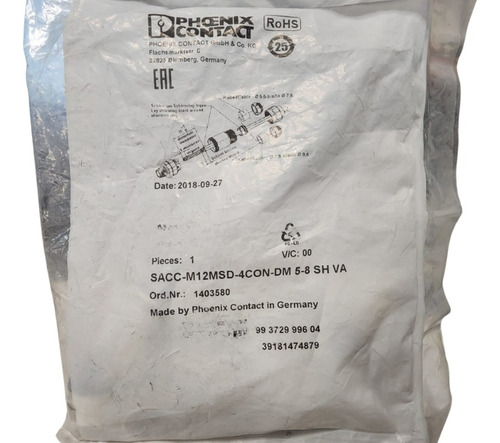 Phoenix Contact Sacc-m12msdd-4con-dm Conector