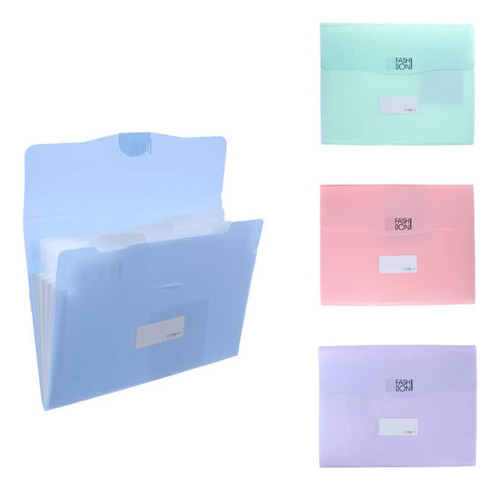 Carpeta Archivador Divisor Documentos Colores Plastico
