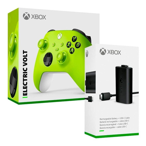 Mando Xbox Series X Wireless Volt + Bateria Recagable