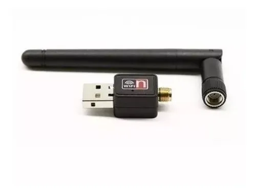 Mini Adaptador Wifi Lan Usb 2.0 + Antena 600 Mbps