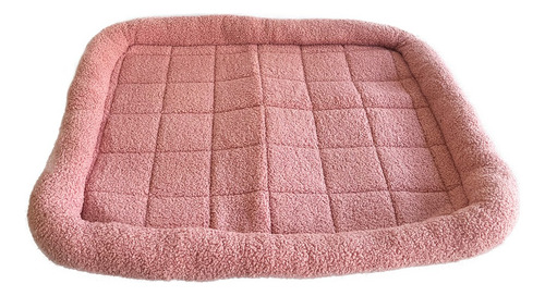 Kitten Cama Chica Como Alfombra Para Mascota Perro Gato Color Rosa Diseño Rectangular