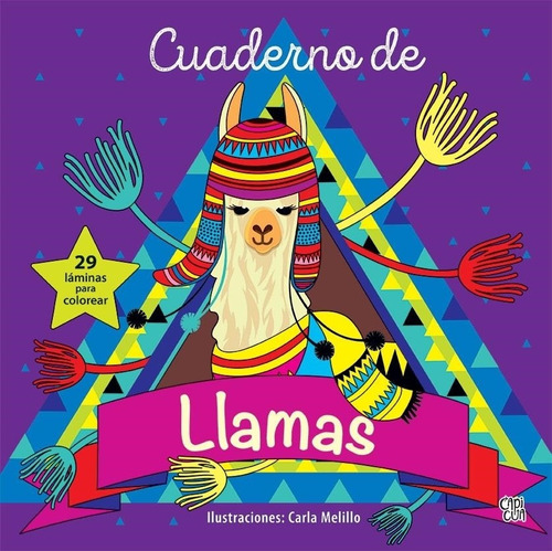 Llamas Libro Para Colorear - Cuaderno De Laminas * Vyr 