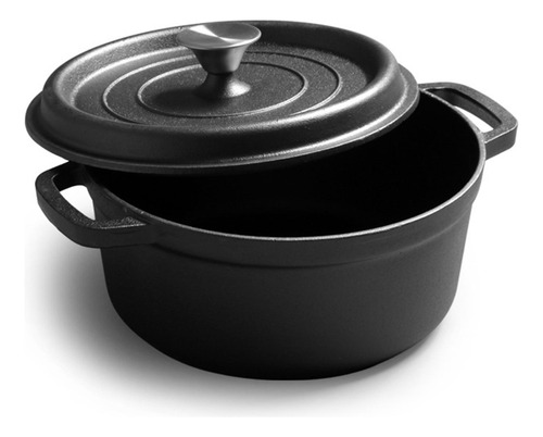 Horno Holandés De Hierro Fundido Con Tapa, Olla De 20cm