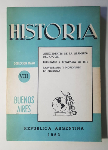 Revista Historia, Nro Viii, 1963