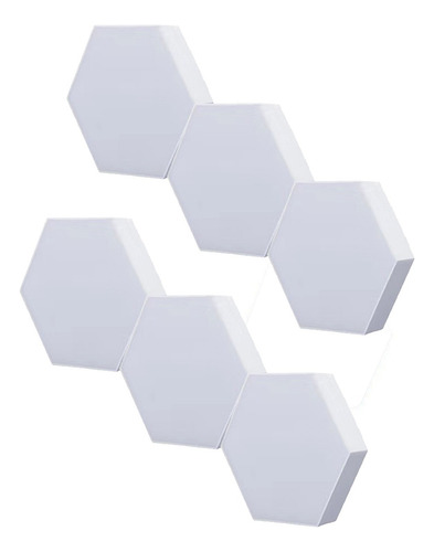 Luzes De Parede Led Hex And Music Sync Rgb, Pacote Com 6 Pai
