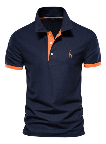 Camisa Bordada De Algodão Elástico De Tamanho Grande Leisure