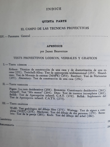 Jhon Bell/técnicas Proyectivas/psicometria,psicodiagnóstico