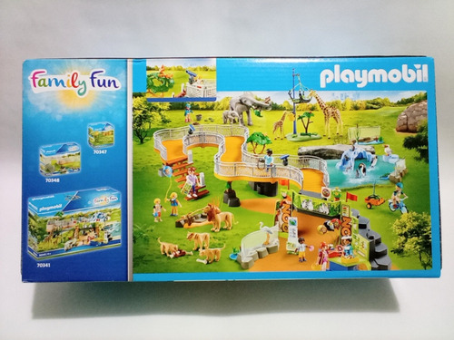 Playmobil Zoo Familia De Leones Set 70343 Geobra 2020 61 Pzs (Usado)
