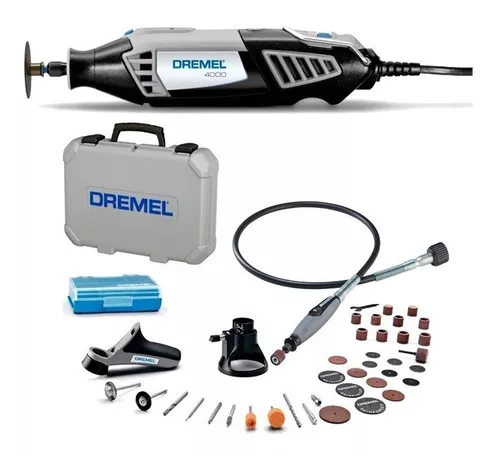 Rectificadora Dremel 4000 + 36 accesorios + 3 acoples - Ferretería Cano