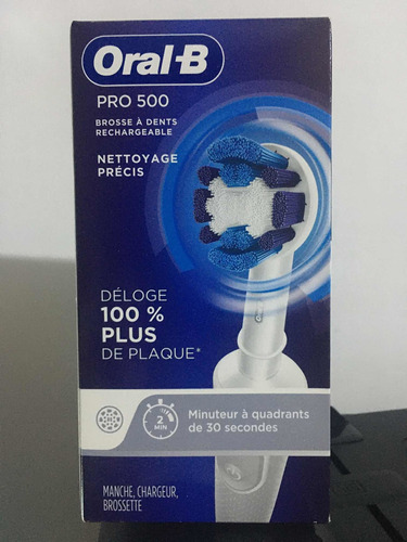 Cepillo Dental Eléctrico Oral-b Pro500 Remueve Placa