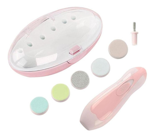 Set De Manicura Automática Para Bebé Recién Nacido Rosado