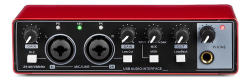 Interfaz De Audio Usb Mb28 Para Pc Y Mac: Guitarra Y Grabaci
