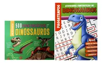 Comprar Kit 500 Fatos Fantásticos Sobre Os Dinossauros + Atividades Fantásticas De Dinossauros