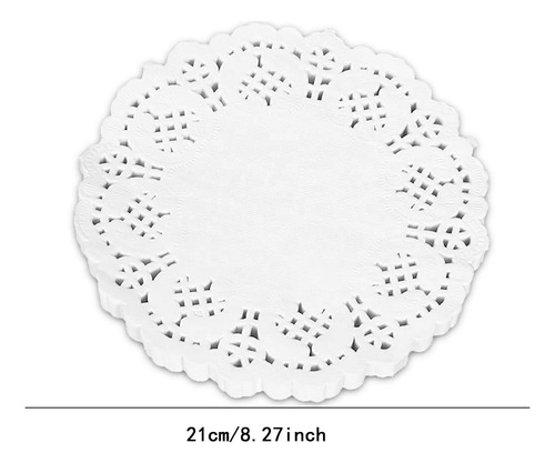 140 Piezas Doilies Decoración De La Mesa Papel 85 Pulgadas