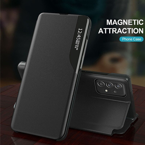 Fc Funda De Piel Con Tapa Y Ventana Inteligente Para