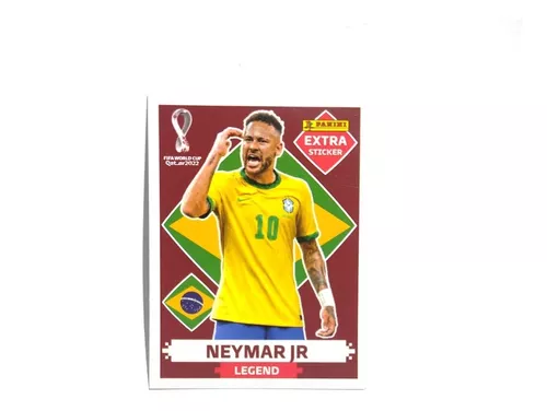 Figurinha Copa 2022 Legend Neymar Bordo Rara Oficial