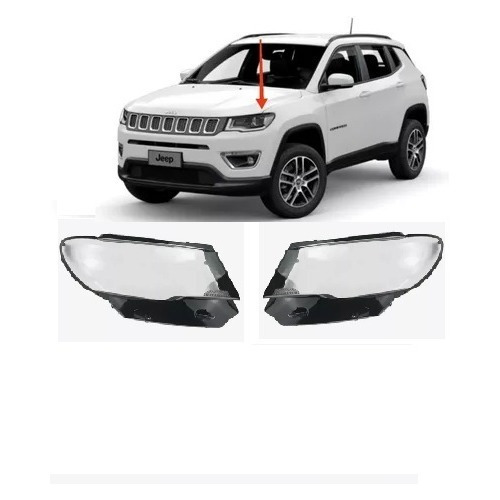 Par Lente Farol Jeep Compass 2017 2018 2019 2020 2021 Novo