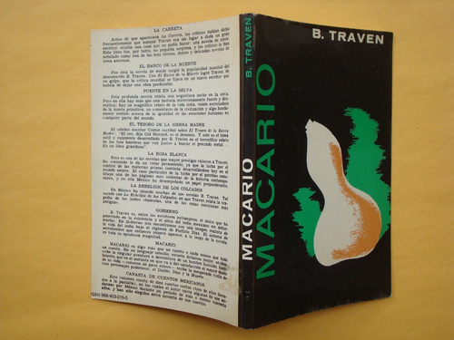 B. Traven, Macario, Cía. General De Ediciones, México, 1982,