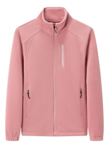 Chamarra Polar Con Cierre Full Zipper Corte Slim Mujer