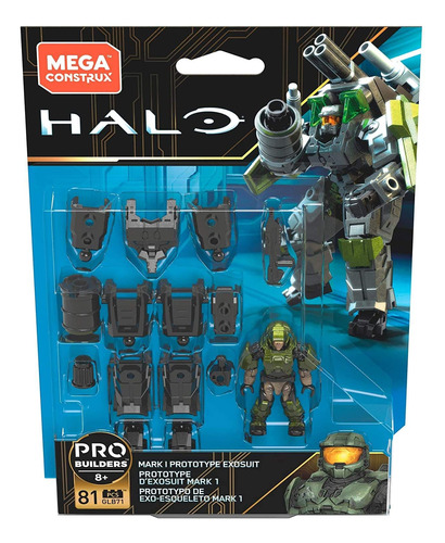 Set De Construcción Mega Construx Halo Mark I Prototype Exos