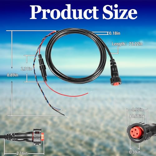 Pack Cable De Poder 4-pin Para Garmin Echomap Y Gpsmap