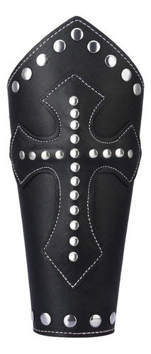S Brazales Medieval Vendaje Steampunk Cuero Pu Con Remaches