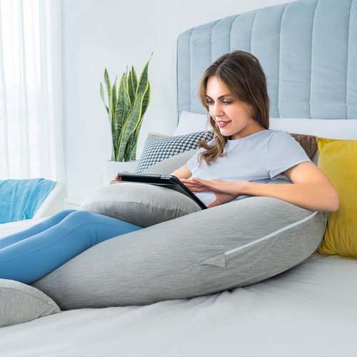 Funda De Almohada De Embarazo En Forma E, Algodón