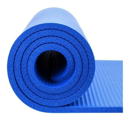 Colchoneta Yoga Mat Gruesa 15 Mm Premium +  Bolso + Sujedor