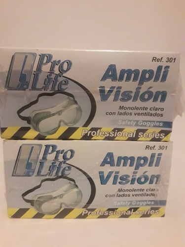 Monolente Claro Con Lados Ventilados. Pro Life.