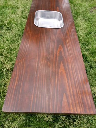 Imagen 7 de 10 de Mesada, Tablón, Cocina,madera