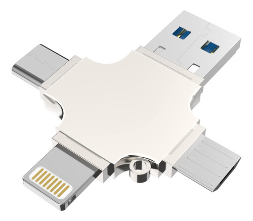 Lector Tarjeta Sd Para iPhone Micro 4 1 Usb Lightning Tipo C