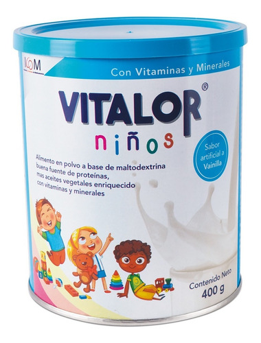 Vitalor Vitaminas Para Niños 400 Gr - Fuente De Proteínas