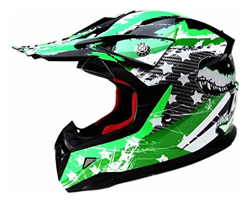 Motocross Juventud Niños Casco Punto Aprobado Yema Ym211 Mot