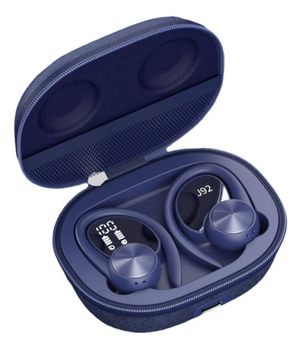 Auriculares Inalámbricos Bluetooth 5.0 Con Ganchos Azul