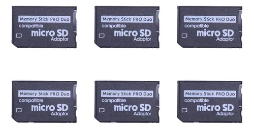 comprar Adaptador Memory Stick Pro Duo Microsd Tf A Ms Sd Sdh-fs, 6