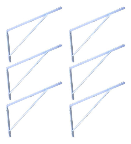 Cantoneira Reforçada Epóxi Soldada 20cm Com 6 Unidades Evald