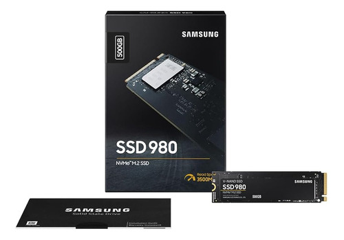 Samsung 980 1 Tb Pcie 3.0 (hasta 3.500 Mb/s) Nvme M.2 Unidad