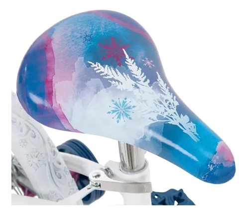 Bicicleta Infantil Huffy Frozen Disney Rodada 16 Ni as Color Azul