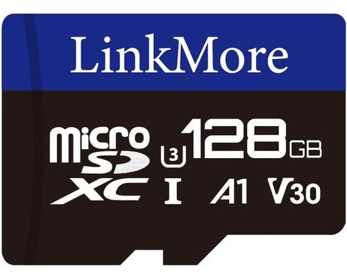 Tarjeta Micro Sdxc Linkmore De 128 Gb, A1, Uhs-i, U3, V30, C