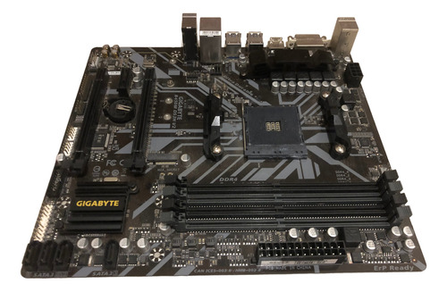 Placa Mãe Gamer Gigabyte B450m Ds3h V2 Defeito Preto (Usado)