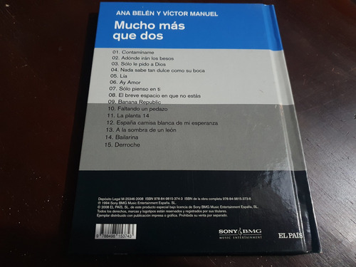 Ana Belen & V. Manuel - Mucho Más Que Dos. Joaquín Sabina (Usado)