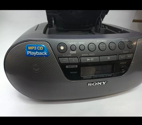 Radio Grabadora Sony Zs-s10cp Usada Gris (Usado)