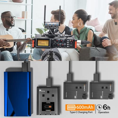 Micrófono De Solapa Inalámbrico Comica, Boomx-u Qua Uhf 24 C