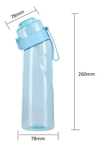 Botella De Agua De 650 Ml Con Pajita Scent Up Water Cup Air