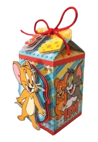 10 Cajitas Milk Box Tom Y Jerry