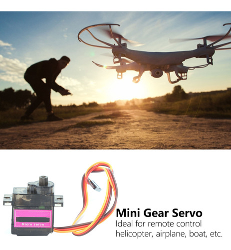 Kit Servomotor Engranaje Metálico Juguete Conntrol Remoto